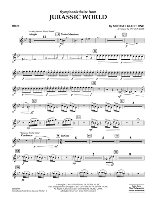 Jurassic World (Symphonic Suite) - Oboe