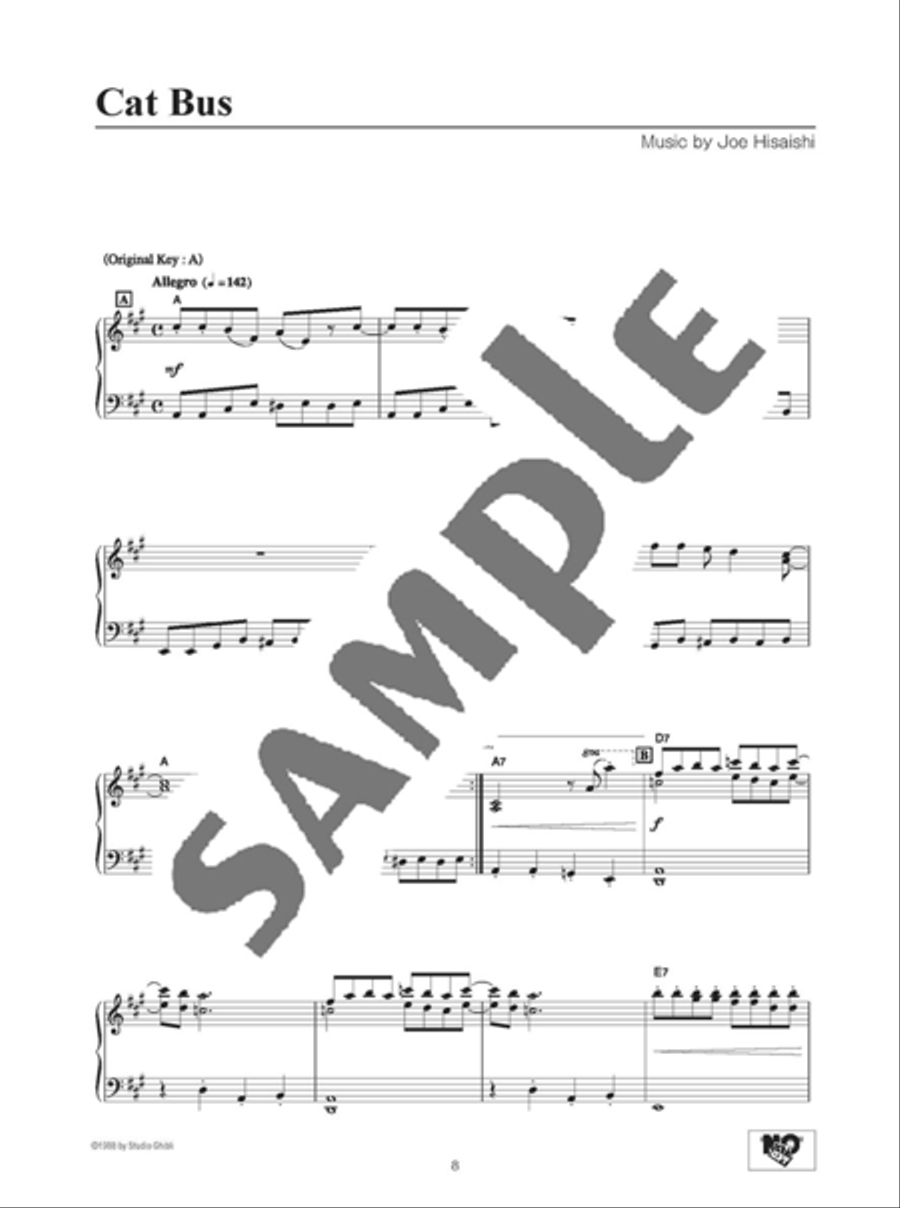 My Neighbor Totoro Intermediate Level/English Version Voice scores gallery preview page 4