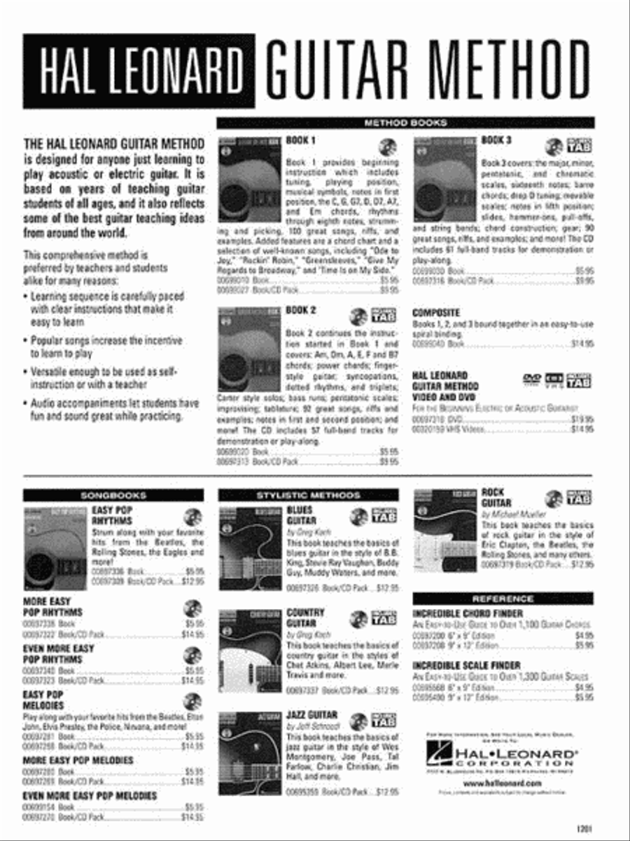 Hal Leonard Guitar Method Book 1 – Second Edition Guitar scores gallery preview page 9