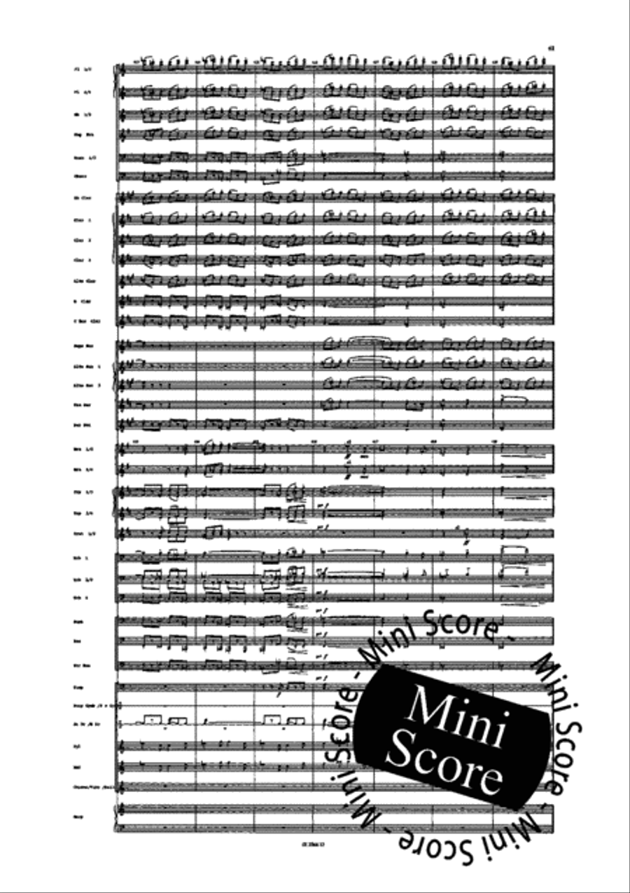 Fifth Symphony Concert Band scores gallery preview page 66