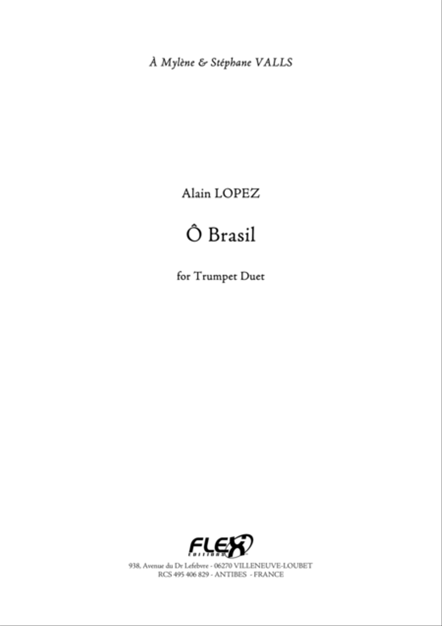 O Brasil Trumpet Duet scores gallery preview page 1