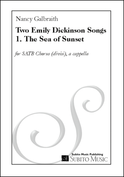 Two Emily Dickinson Songs 2. Wild Nights