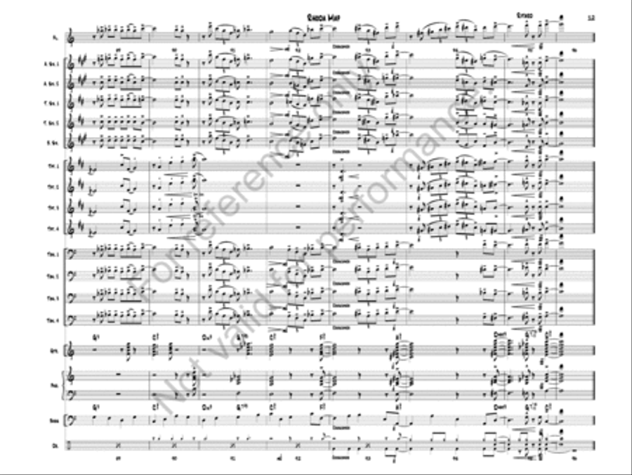 Rhoda Map Jazz Ensemble scores gallery preview page 14