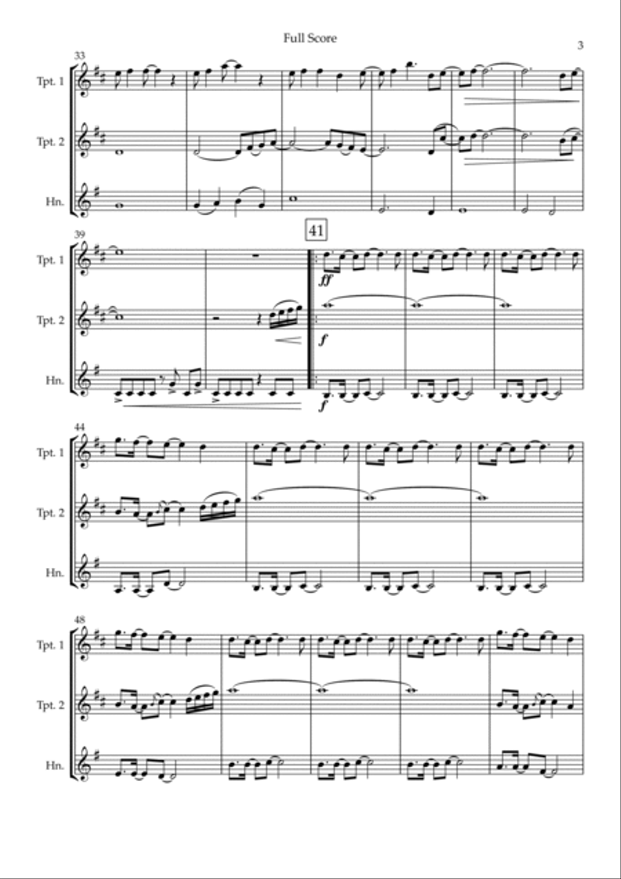 Without You Brass Ensemble scores gallery preview page 3