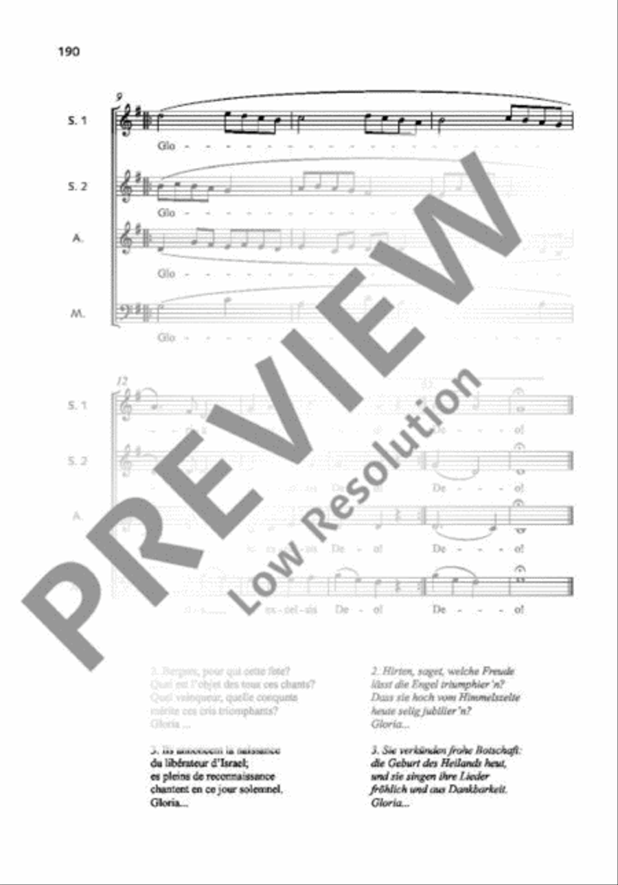 Les Anges dans nos campagnes Mixed Choir scores gallery preview page 3