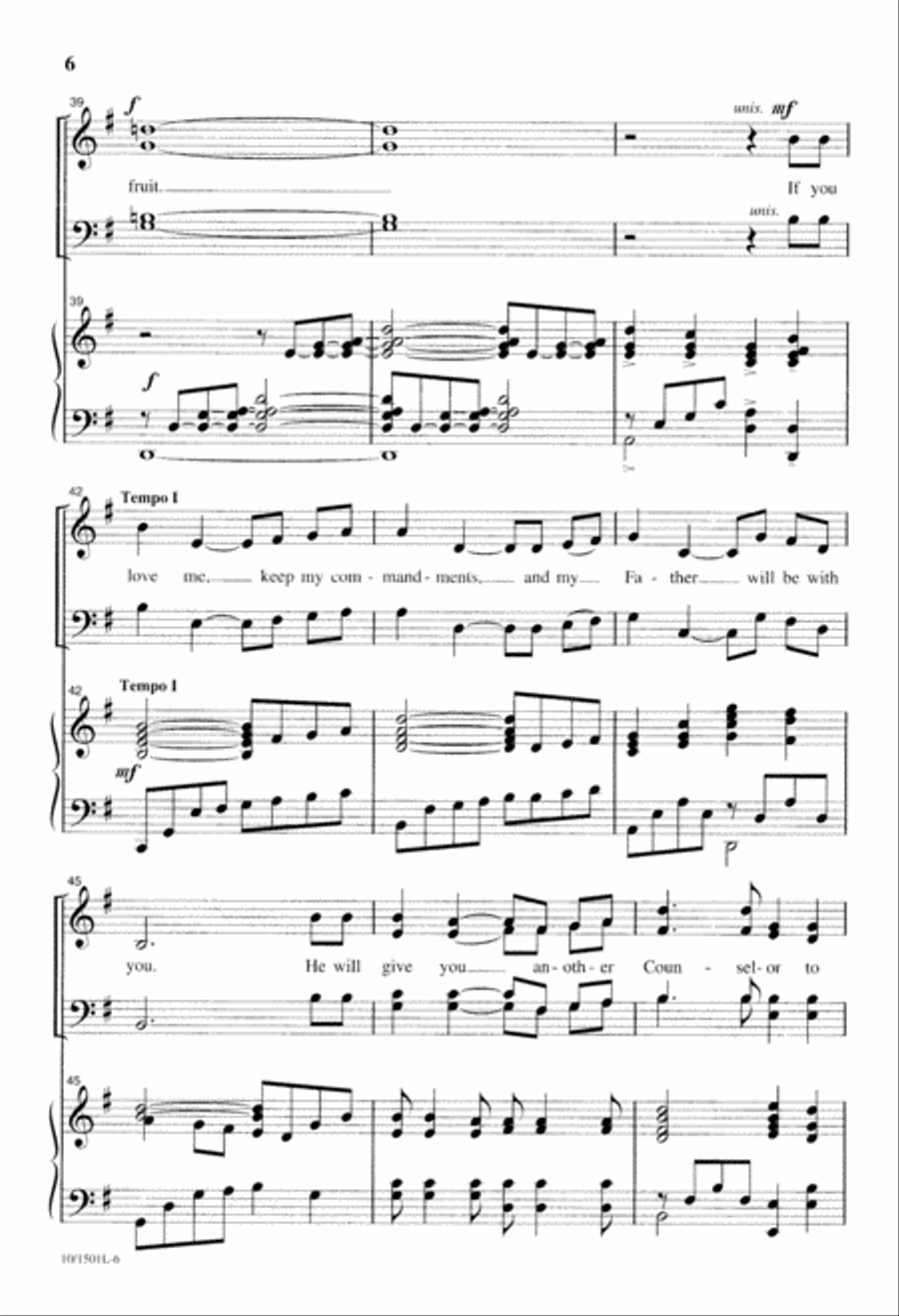 If You Love Me, Keep My Commandments 4-Part scores gallery preview page 6