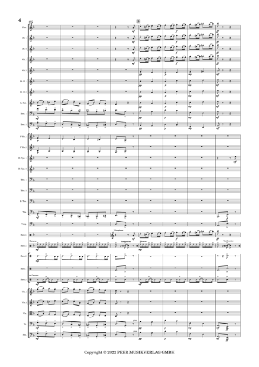 Conga Del Fuego Nuevo Full Orchestra scores gallery preview page 4