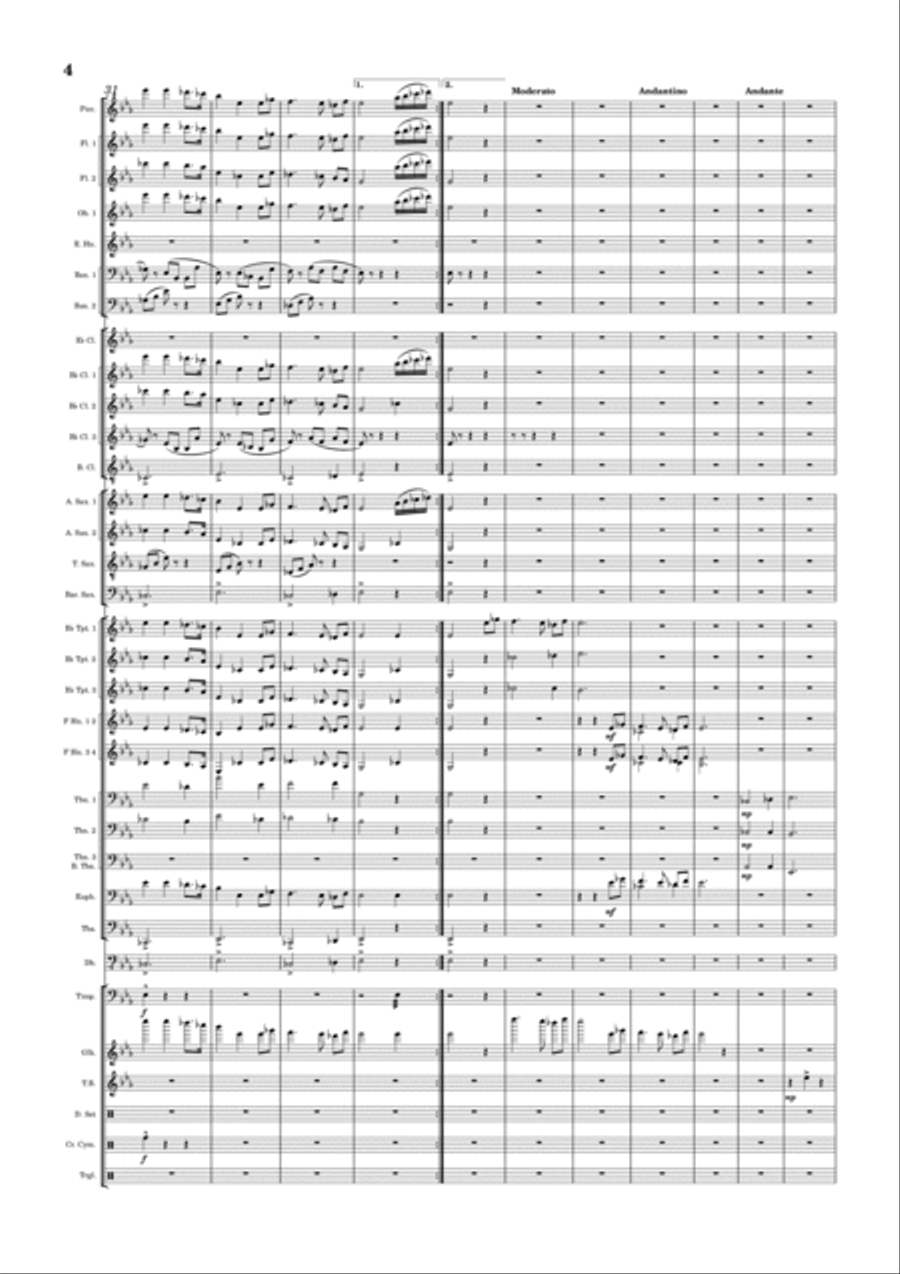 Liltin Doon the Glen Concert Band scores gallery preview page 4