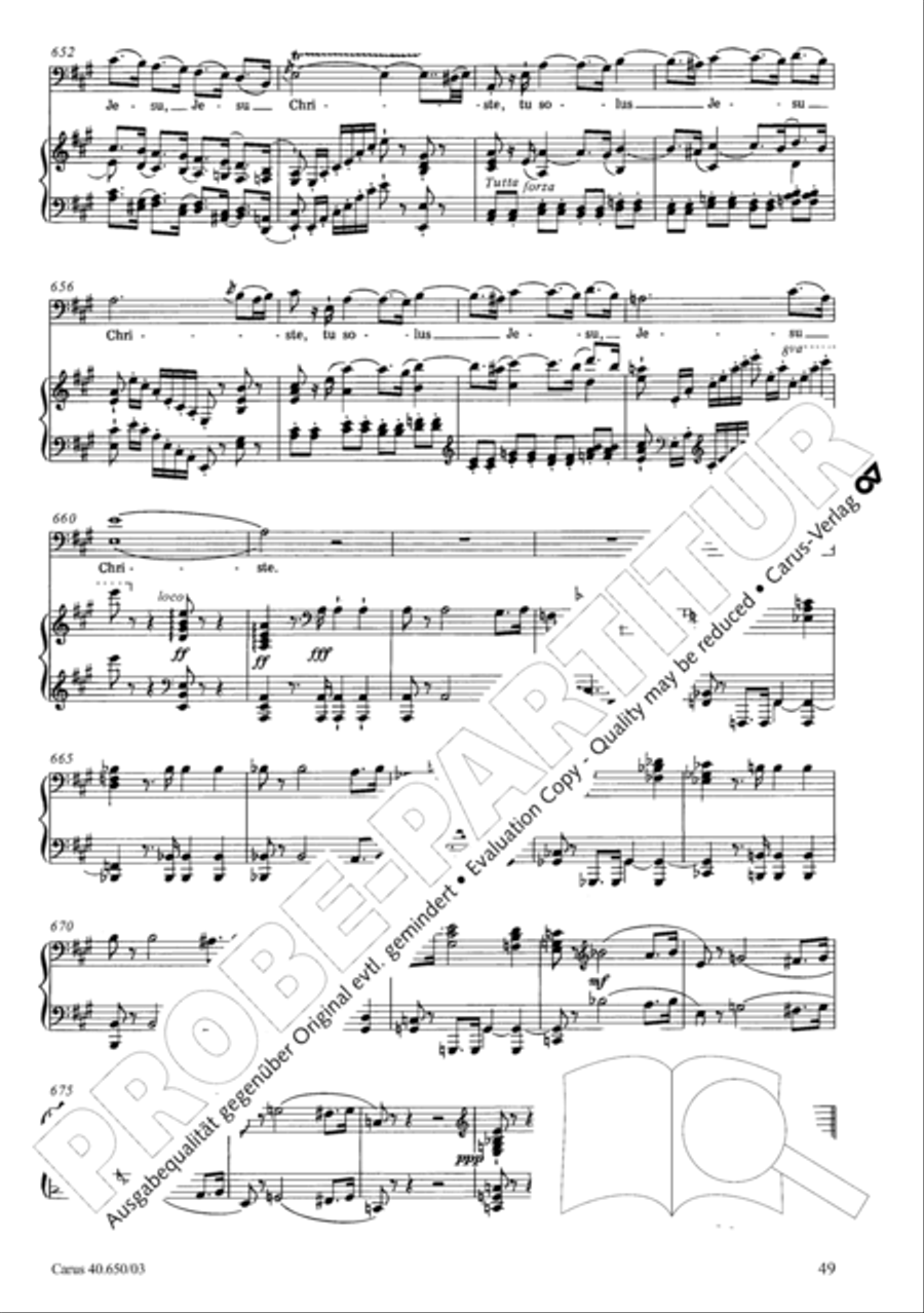 Petite Messe solennelle 4-Part scores gallery preview page 52
