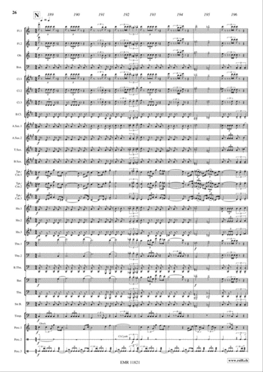 King Solomon's Mines Concert Band scores gallery preview page 27