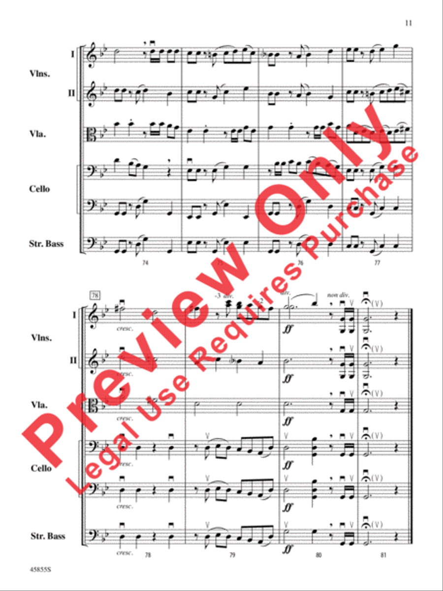 Midnight Howl String Orchestra scores gallery preview page 11