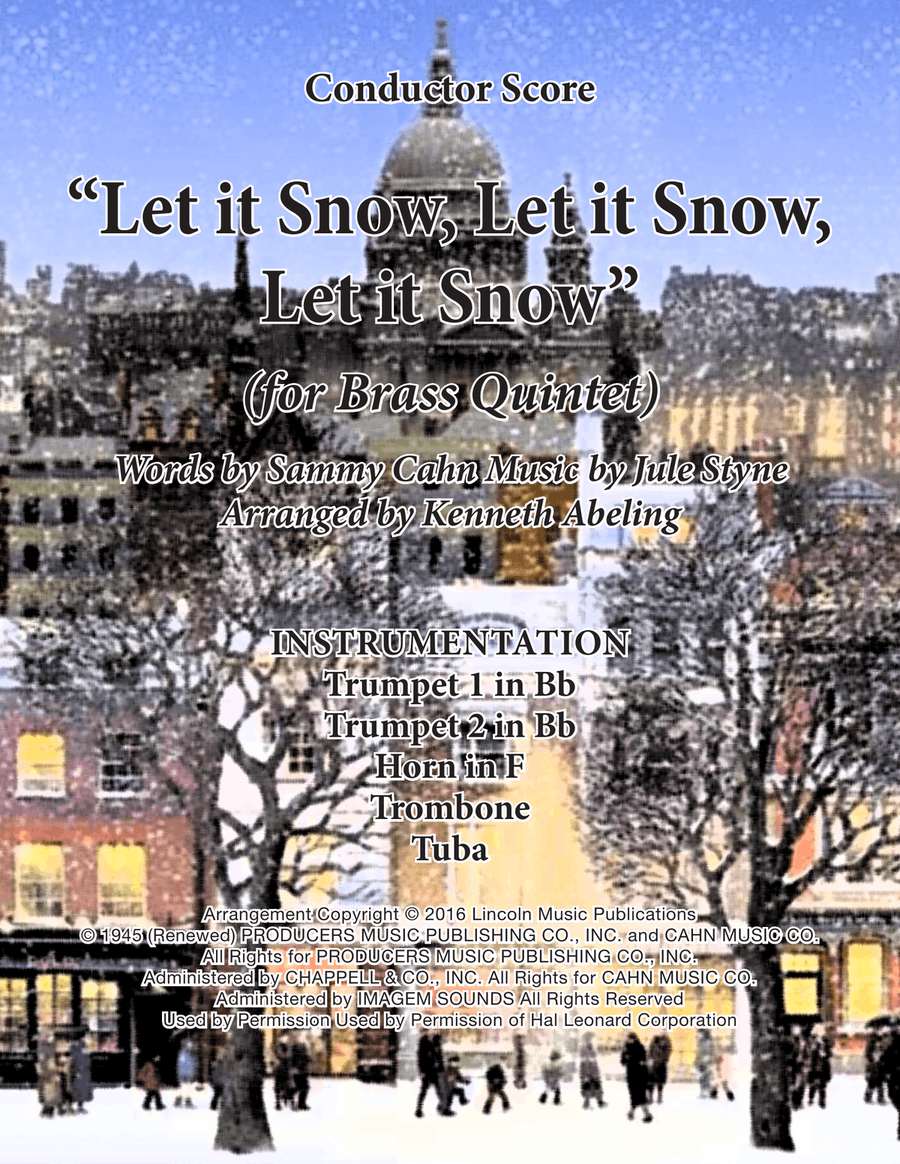 Let It Snow! Let It Snow! Let It Snow! Brass Ensemble scores gallery preview page 1