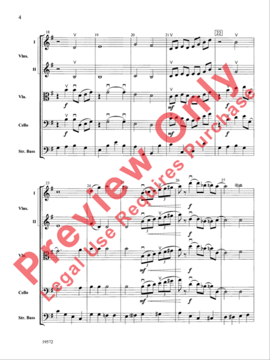 Nobody Knows the Trouble I've Seen String Orchestra scores gallery preview page 5