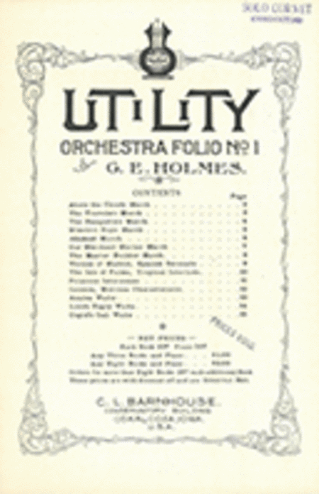 Utility Orchestra Folio No. 1