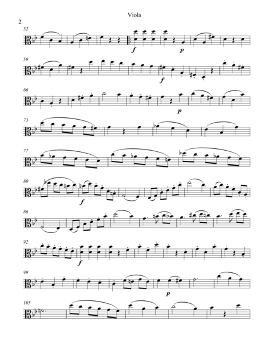 Duo #4 for Viola and Piano Piano scores gallery preview page 2