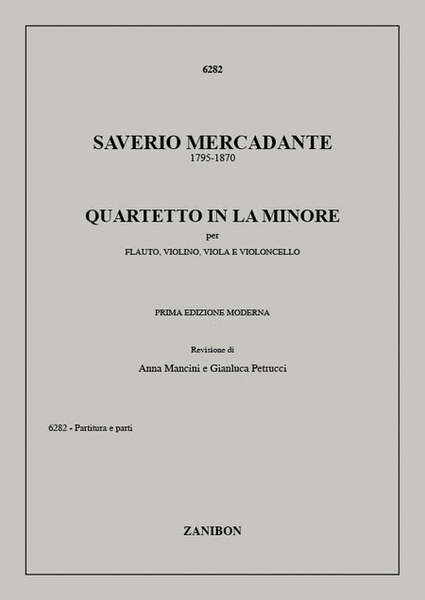 Quartetto In La Minore