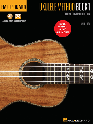Book cover for Hal Leonard Ukulele Method Deluxe Beginner Edition