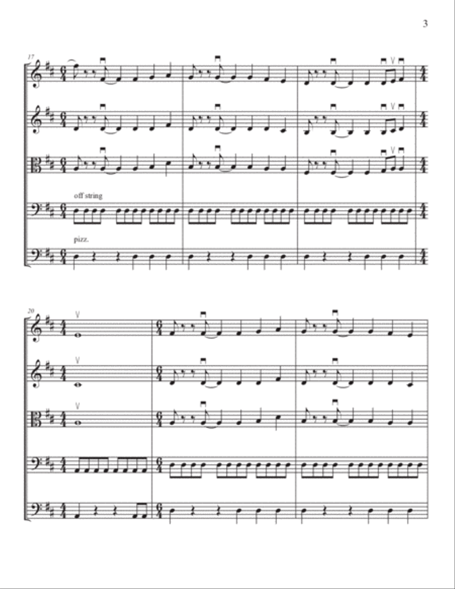 Southampton String Orchestra scores gallery preview page 3