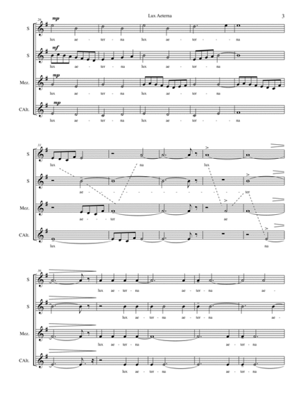 Lux Aeterna Choir - Digital Sheet Music