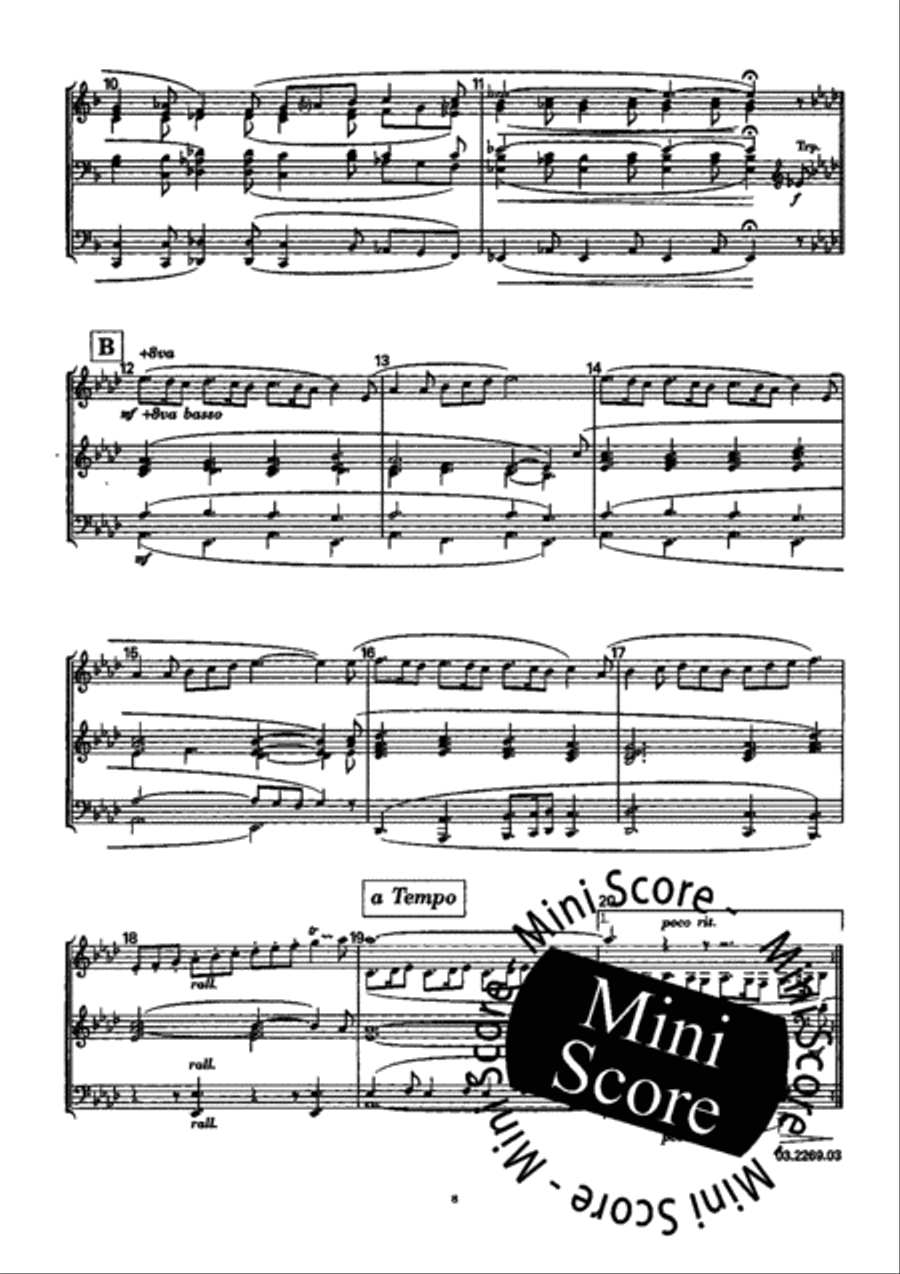 Gesu Bambino Gesu Bambino Fanfare Band scores gallery preview page 14
