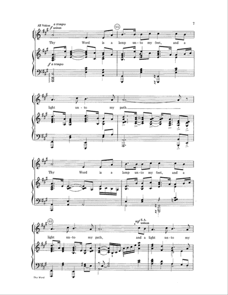 Thy Word Thy Word 2-Part scores gallery preview page 7