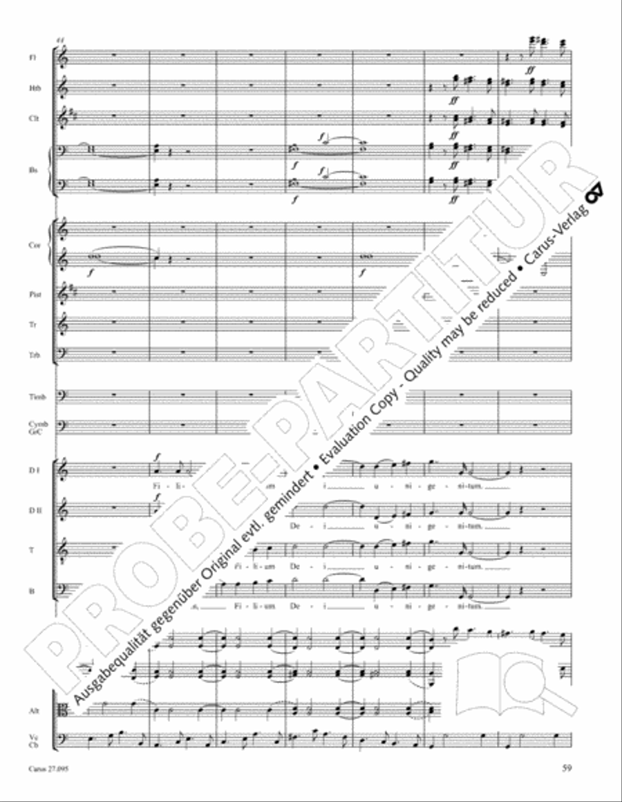 Messe solennelle de sainte Cecile STB scores gallery preview page 72