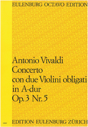 Book cover for Concerto for 2 violins