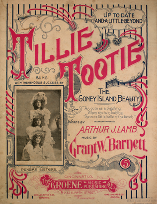 Tillie Tootie. The Coney Island Beauty. Up to Date and a Little Beyond