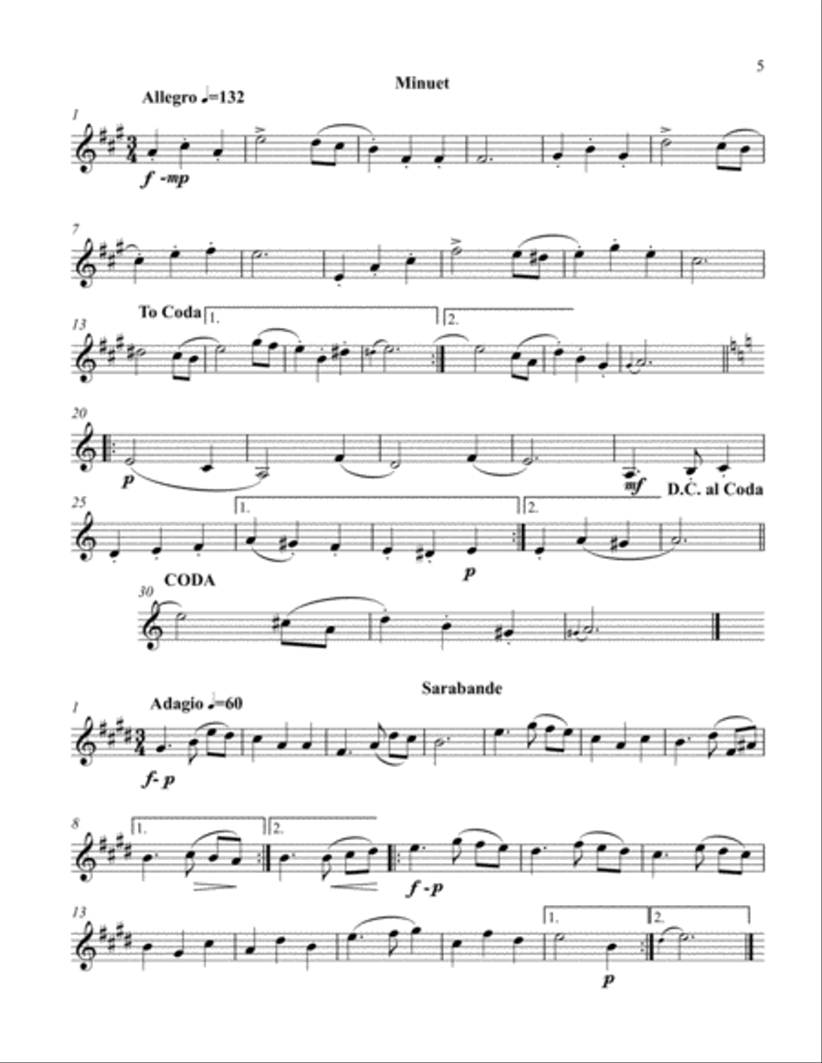 Stylistic Etudes for Trumpet or Horn Horn scores gallery preview page 5