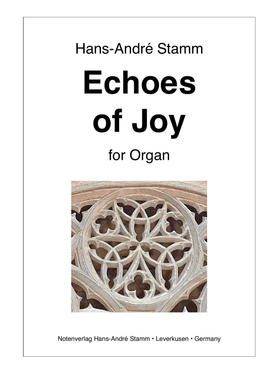 Echoes of Joy for organ Organ Solo scores gallery preview page 1