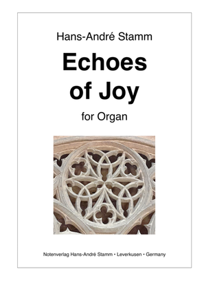 Book cover for Echoes of Joy for organ