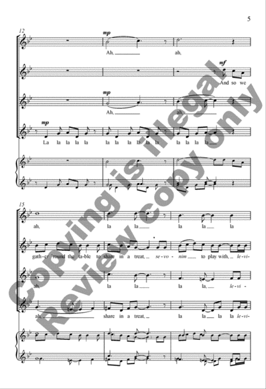 Oh, Chanukah/Y'mei hachanukah SSAA scores gallery preview page 19