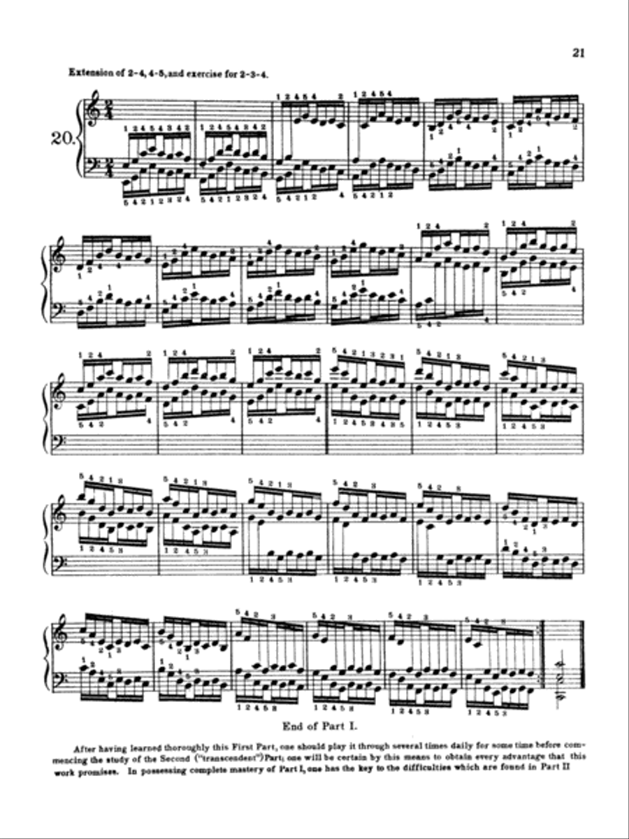 Hanon: The Virtuoso Pianist (Volume I) Piano Solo scores gallery preview page 1