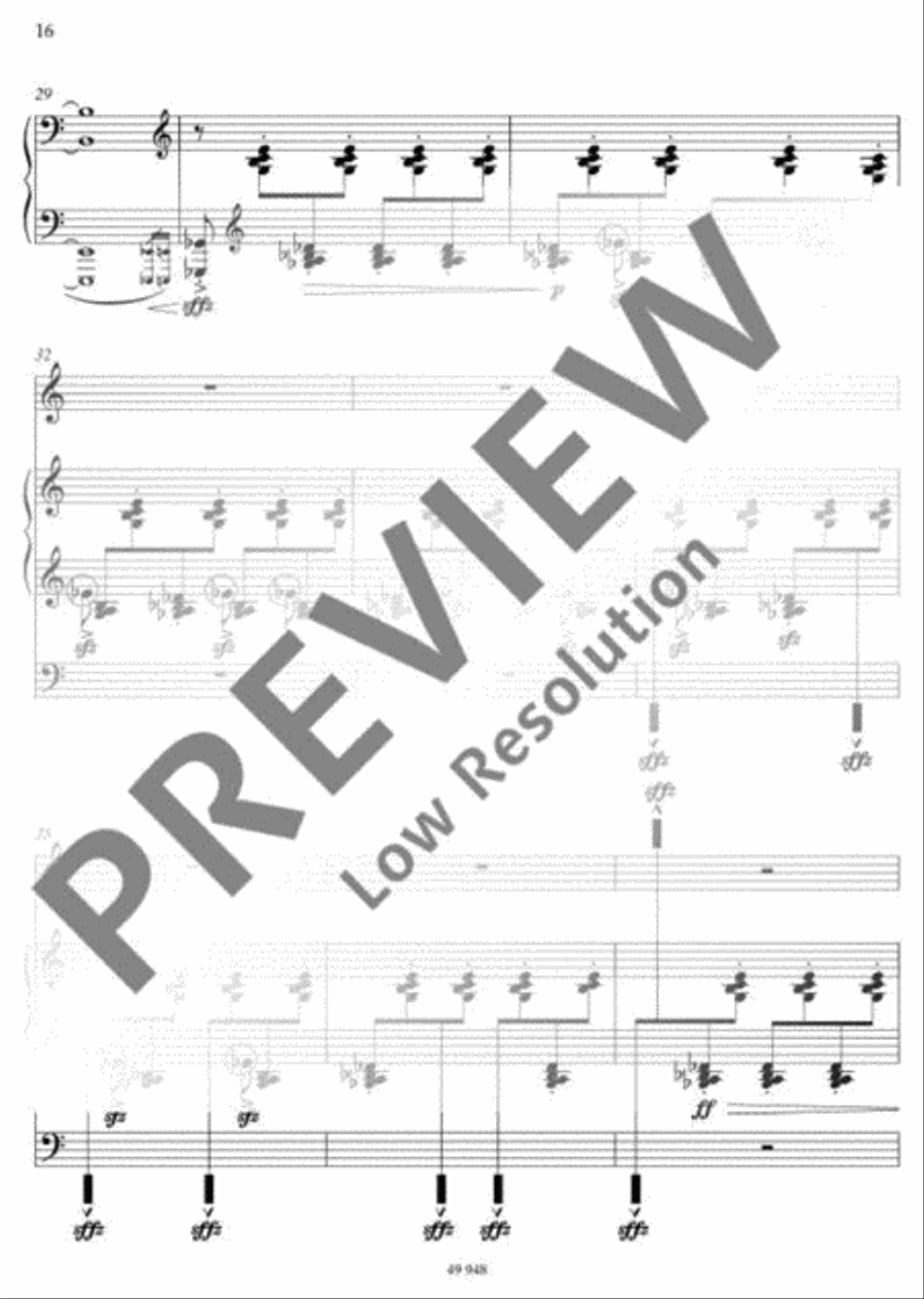 Luces and Sombras Piano Solo scores gallery preview page 17