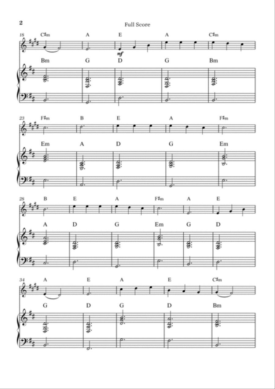 Wonderful, Merciful Savior B-Flat Clarinet scores gallery preview page 2