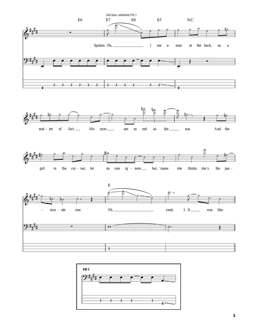 Ballroom Blitz Acoustic Guitar scores gallery preview page 3