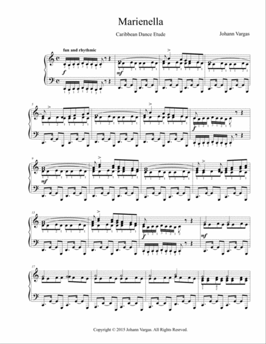 Marienella's Dance Marienella's Dance Piano Method scores gallery preview page 1