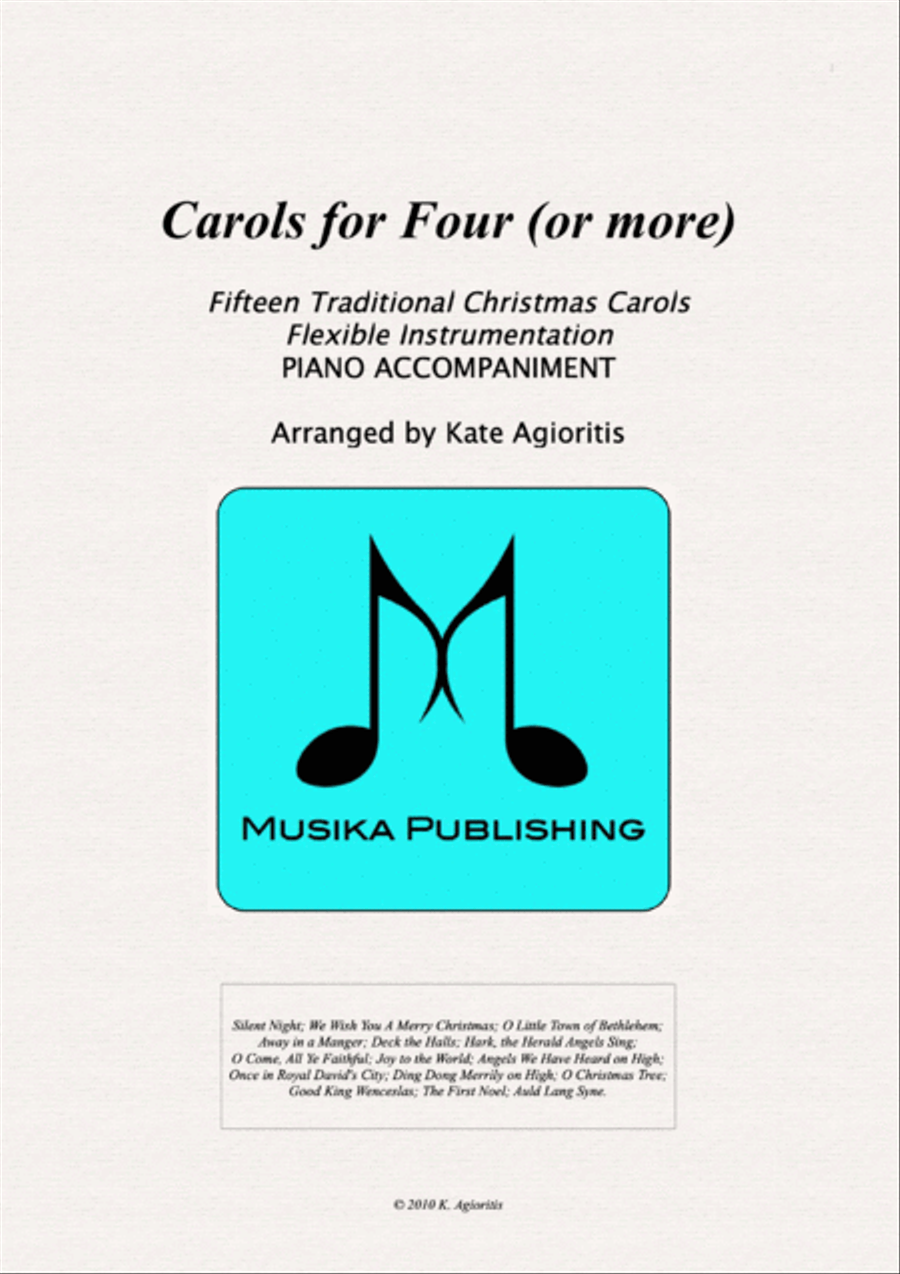 Carols for Four (or More) - Fifteen Carols with Flexible Instrumentation - Piano Accompaniment image number null