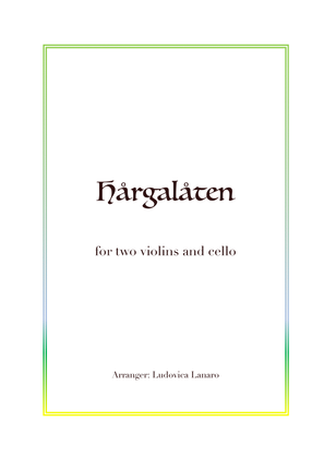 Book cover for Hårgalåten - Swedish folk song