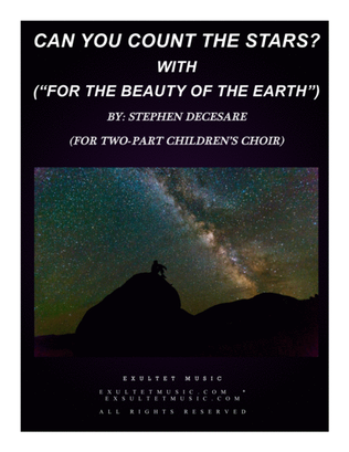 Book cover for Can You Count The Stars? (with "For The Beauty Of The Earth")