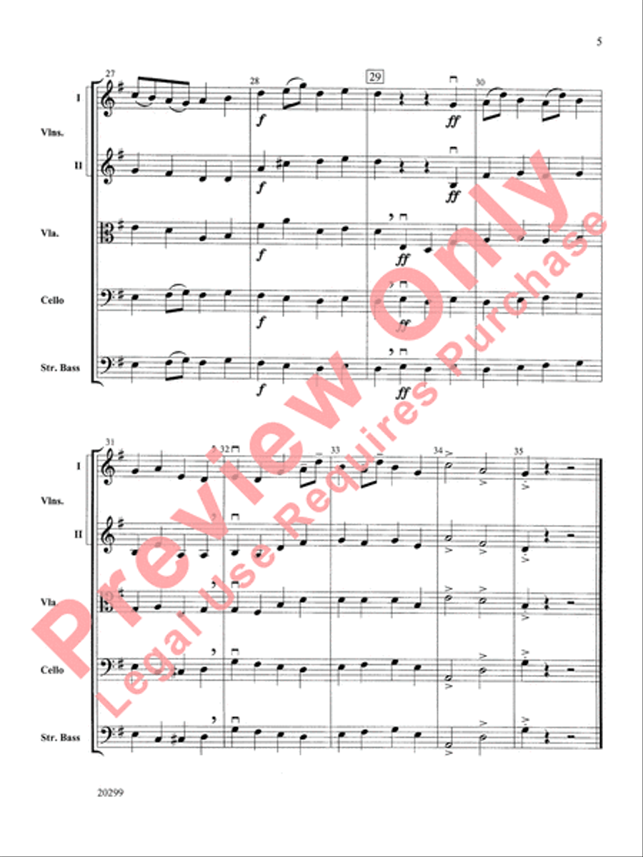 Pictures at an Exhibition, Selections from String Orchestra scores gallery preview page 6