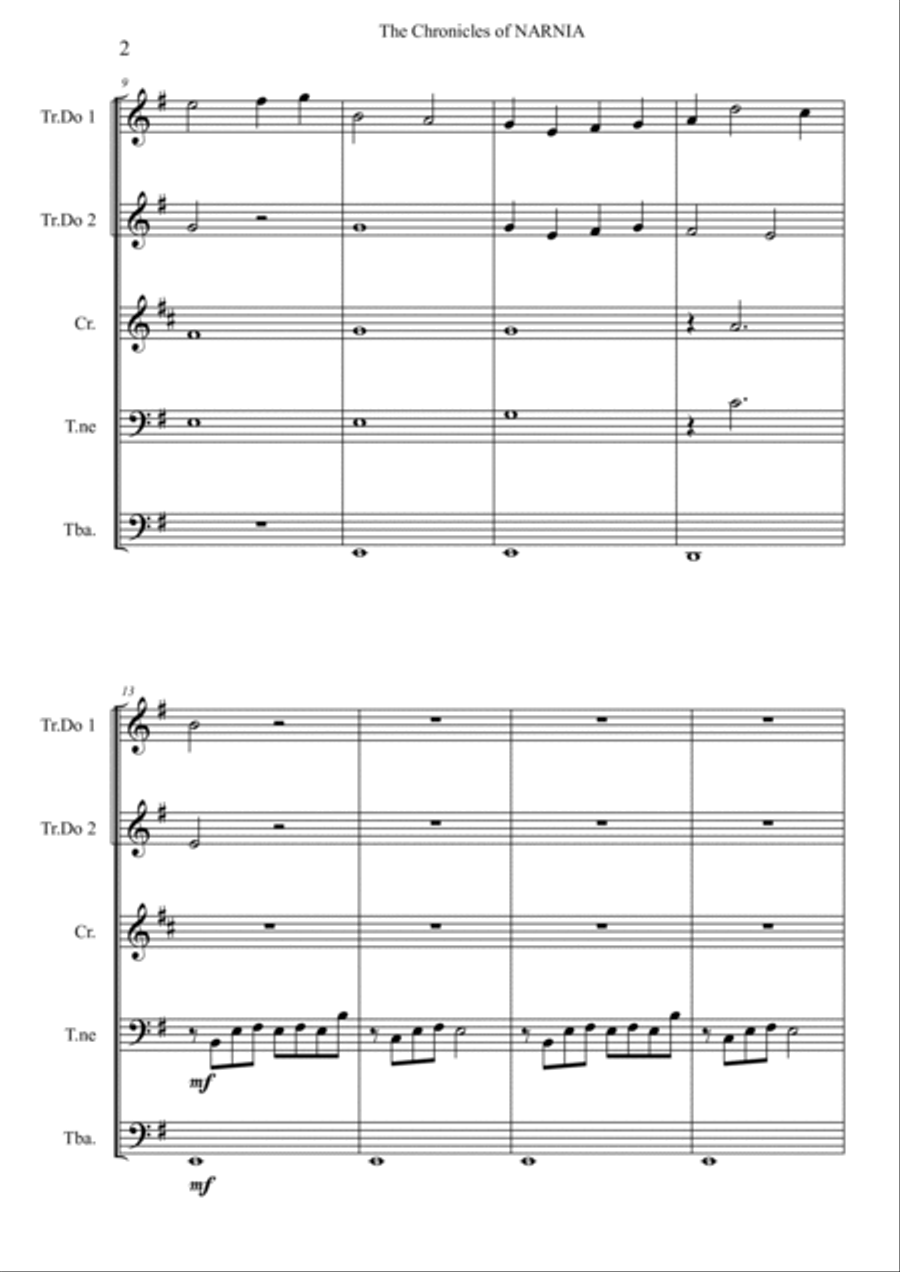 Evacuating London Brass Ensemble scores gallery preview page 3
