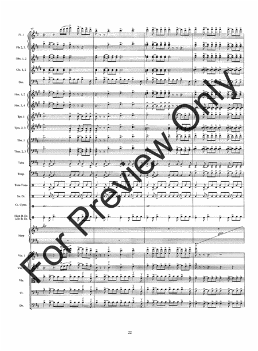 Warrior's Run String Orchestra scores gallery preview page 25