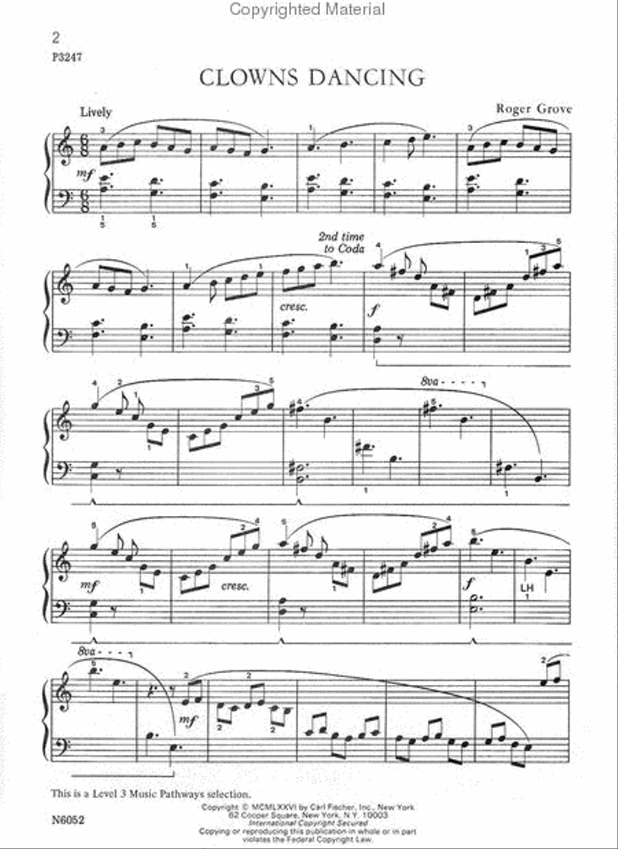 Clowns Dancing Piano Method scores gallery preview page 2