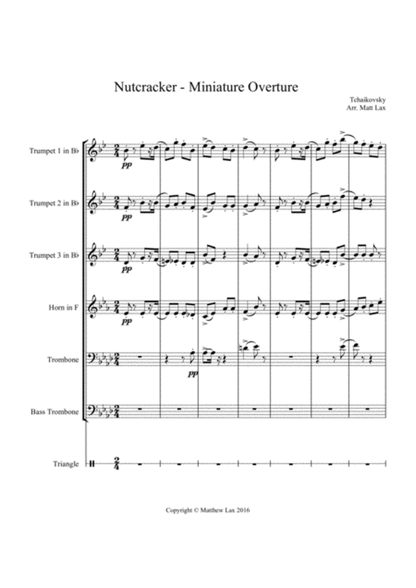 Miniature Overture from the Nutcracker (Brass Septet)