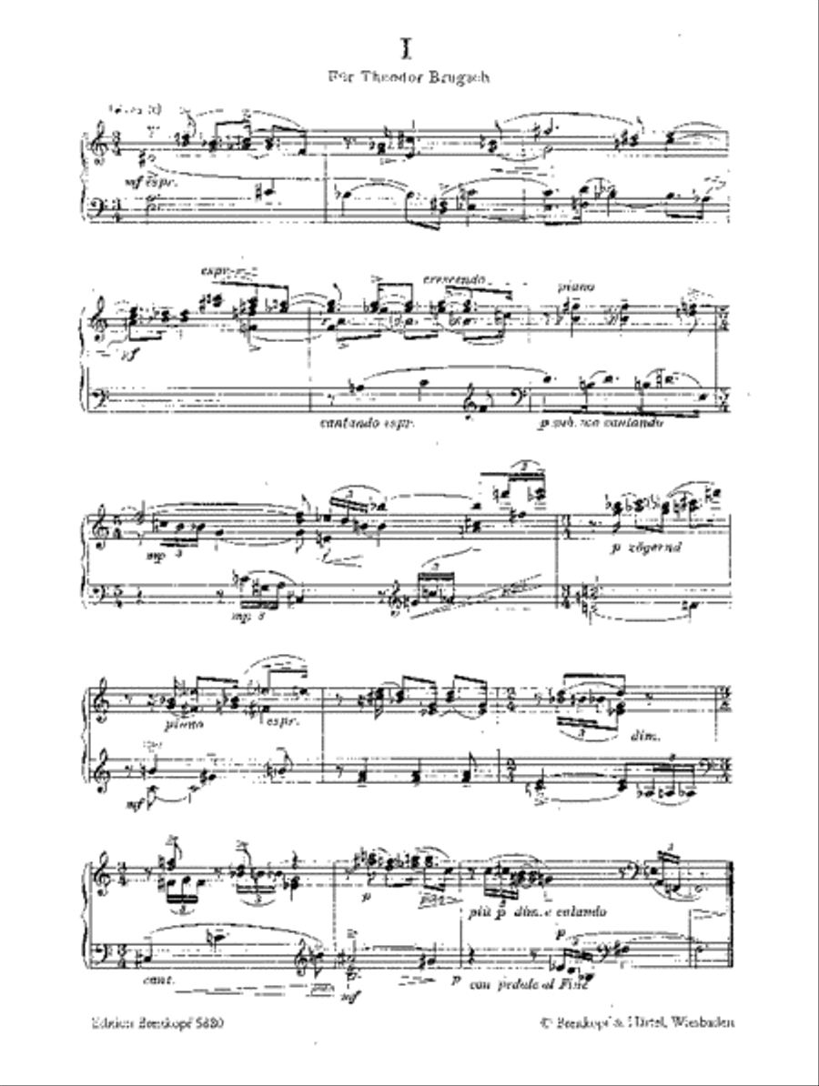 3 Intermezzi and “Guernica” Piano Solo scores gallery preview page 2