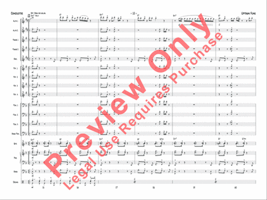 Uptown Funk Jazz Ensemble scores gallery preview page 11