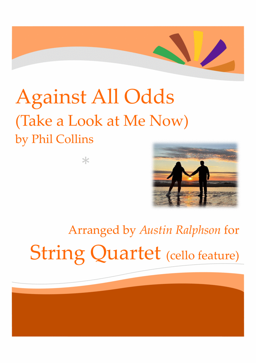 Against All Odds (Take A Look At Me Now) String Quartet scores gallery preview page 1