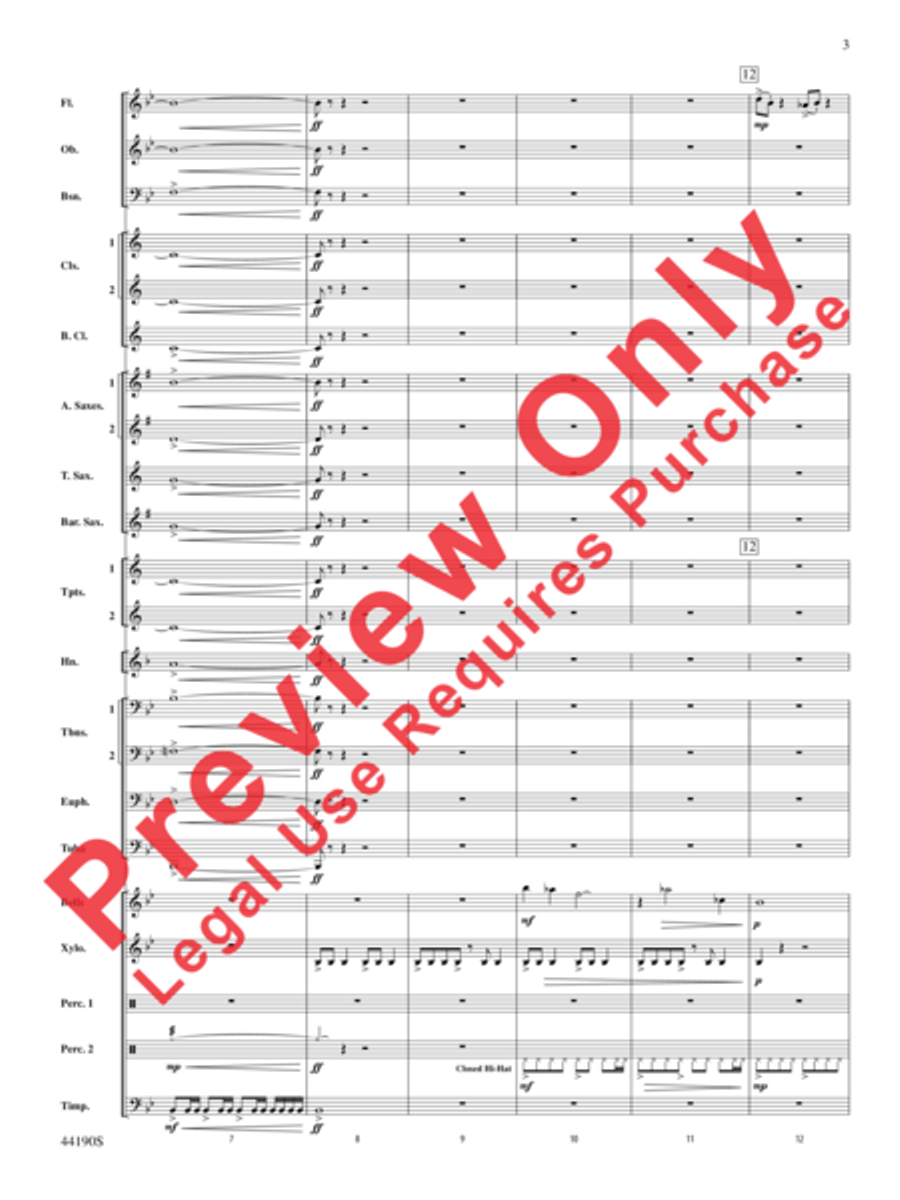 Dynamo Concert Band scores gallery preview page 4