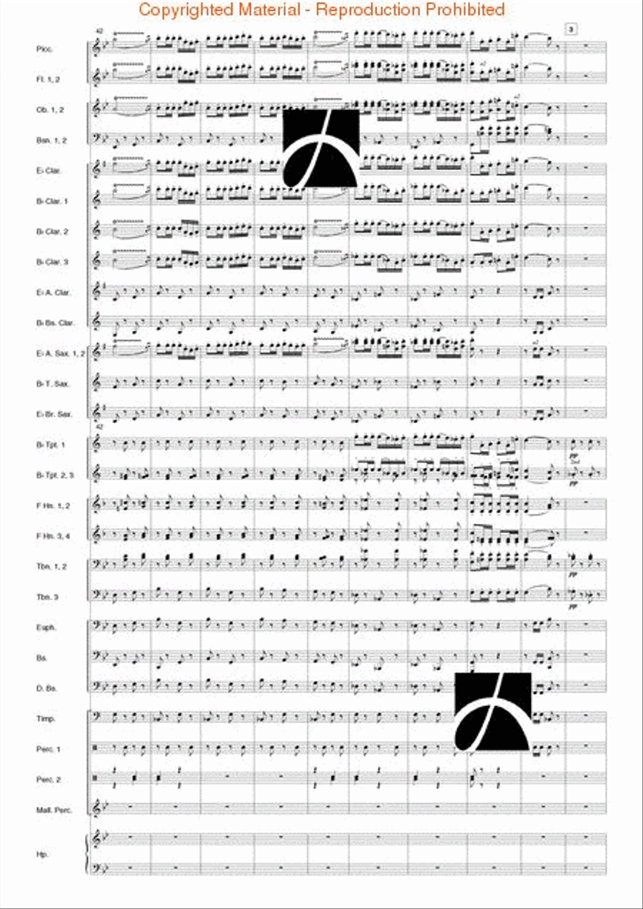 Carmen Suite Carmen Suite Concert Band scores gallery preview page 6